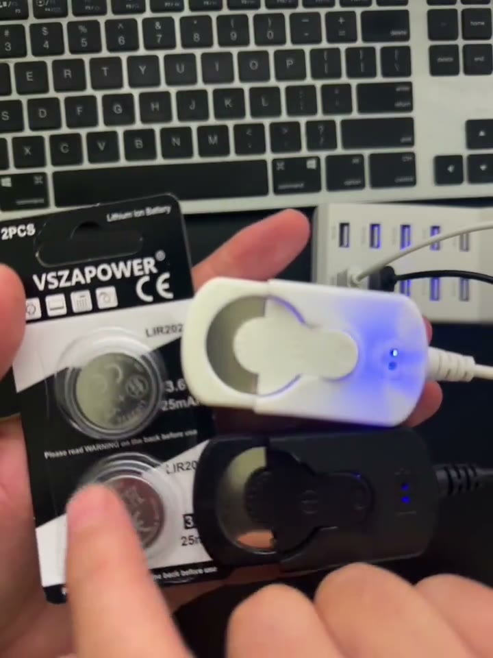 VSZAPOWER LIR2025 pack and clip charger